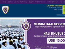 Tablet Screenshot of cahayakaabah.com